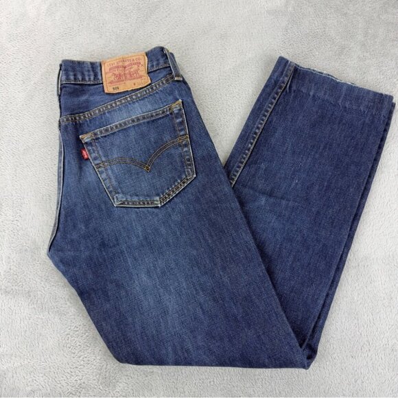 Vintage Levi's 501XX Straight Leg Button Fly Denim Jeans Men's Sz 31x28 Made UK - Picture 1 of 11